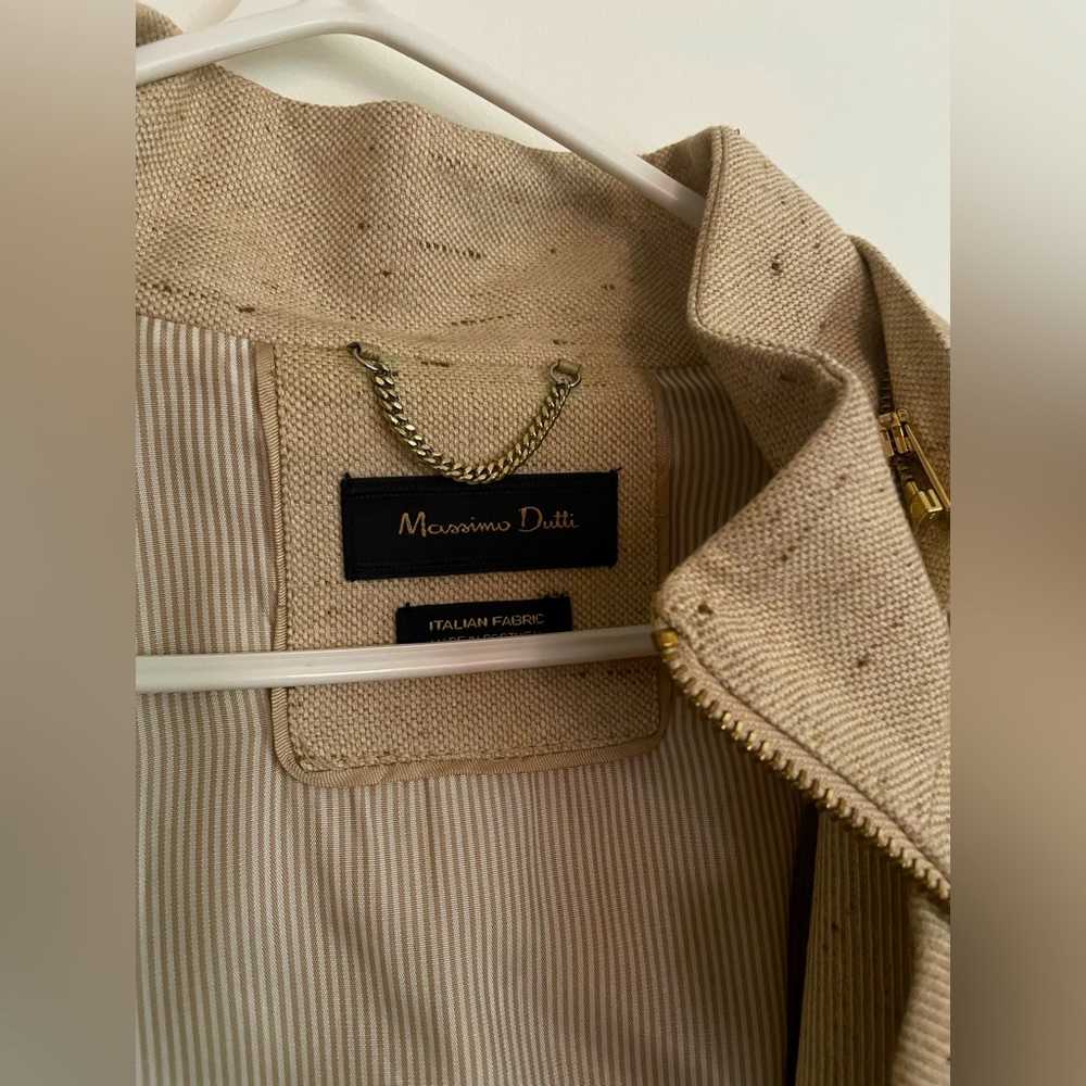 Massimo Dutti gold jacket